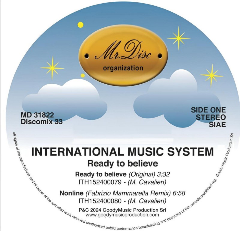 International Music System - Ready to Believe [Mr. Disc Organization]