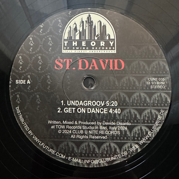 St. David / Mellow Man - Limited Edition Split EP [Club U Nite]